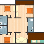Photo of "TOP 5" (5-9 pers.) / 3 bedrooms / shower / WC